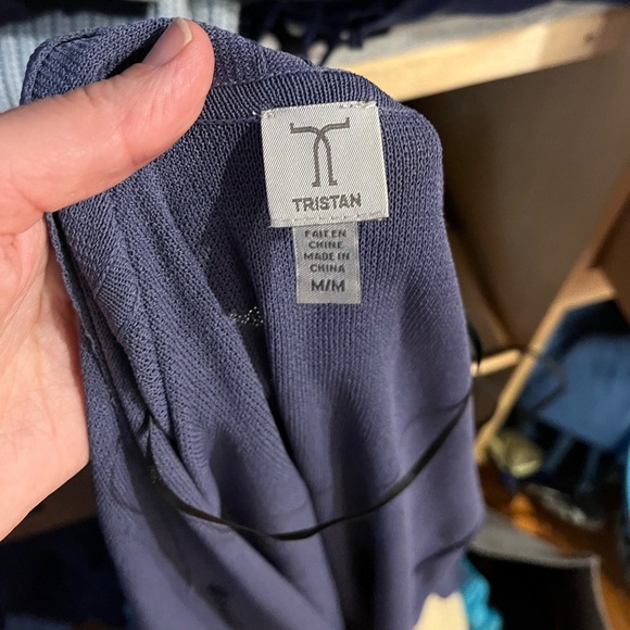 💙TRISTAN – blue -Open Front Cardigan – Size M - Picture 2 of 10